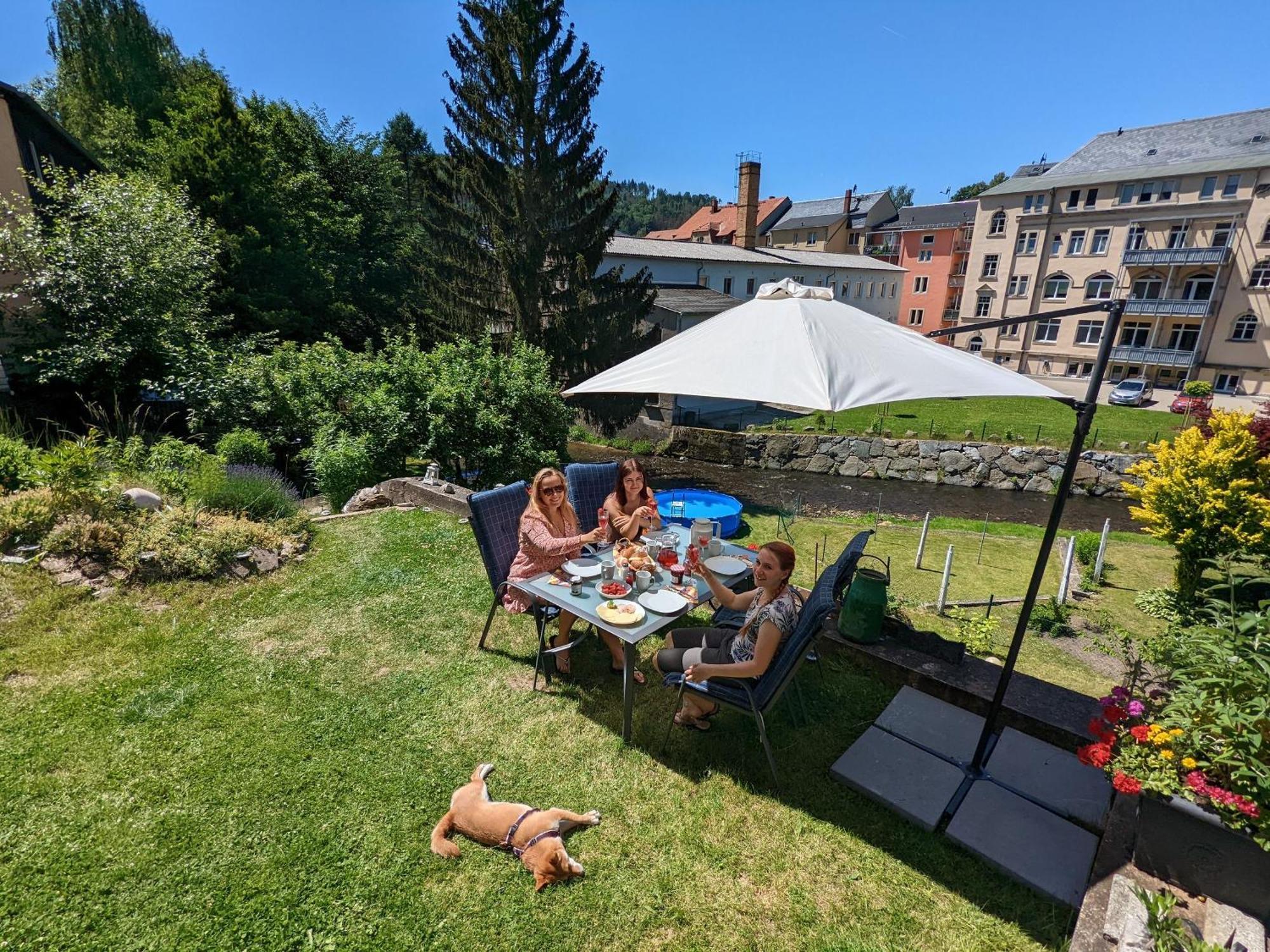 F1 - Urlaubsmagie - Helle Wohnung Mit Sauna & Pool & Whirlpool Sebnitz Exterior foto