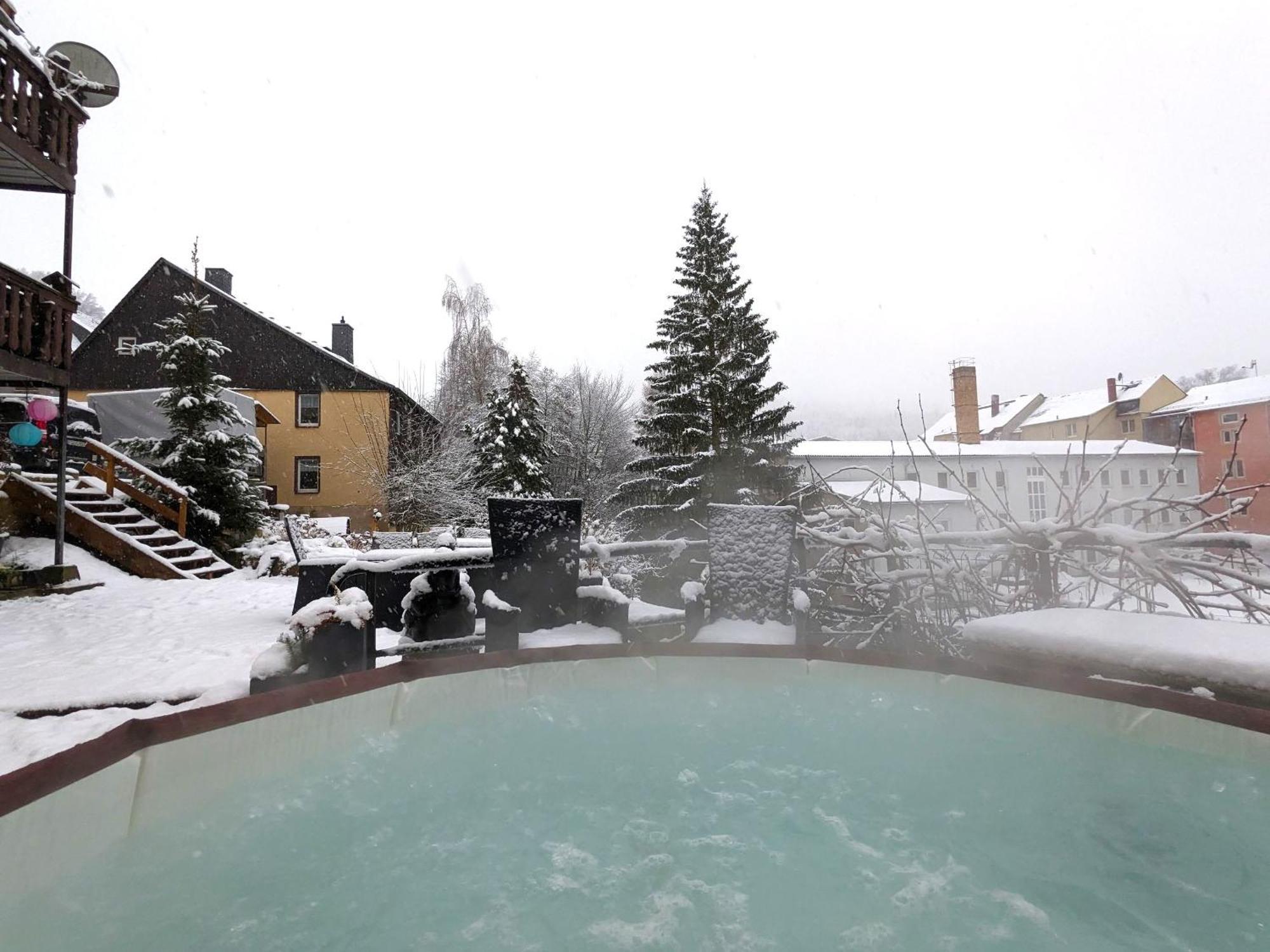 F1 - Urlaubsmagie - Helle Wohnung Mit Sauna & Pool & Whirlpool Sebnitz Exterior foto