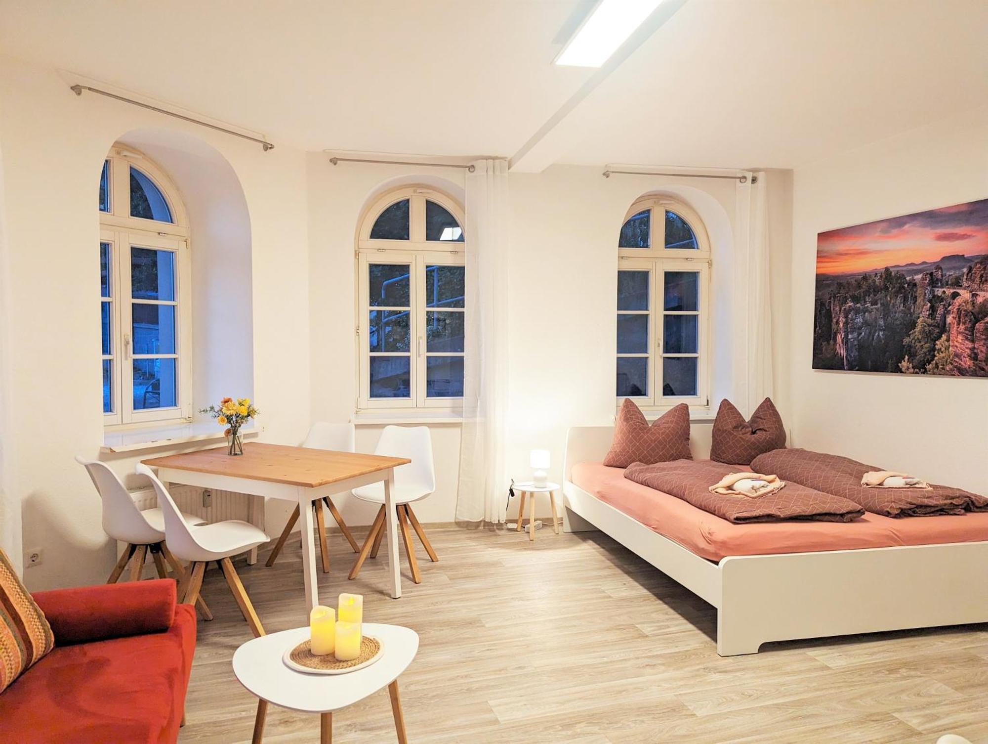 F1 - Urlaubsmagie - Helle Wohnung Mit Sauna & Pool & Whirlpool Sebnitz Exterior foto