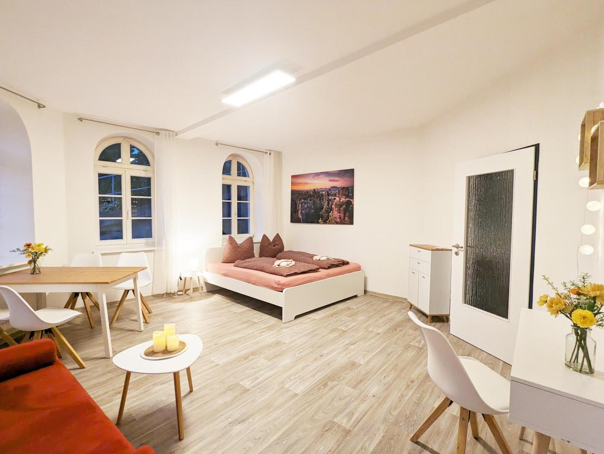 F1 - Urlaubsmagie - Helle Wohnung Mit Sauna & Pool & Whirlpool Sebnitz Exterior foto