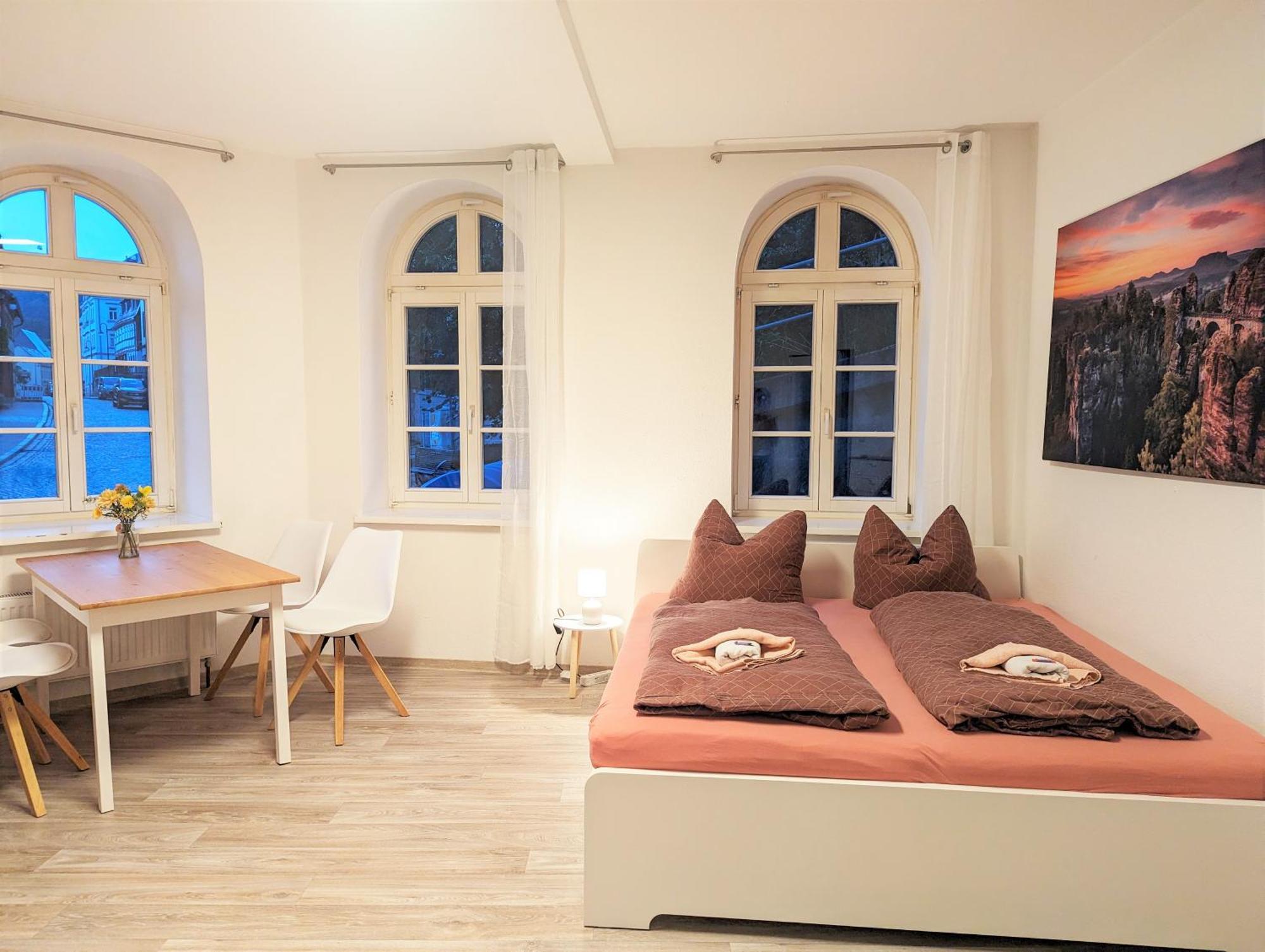 F1 - Urlaubsmagie - Helle Wohnung Mit Sauna & Pool & Whirlpool Sebnitz Exterior foto