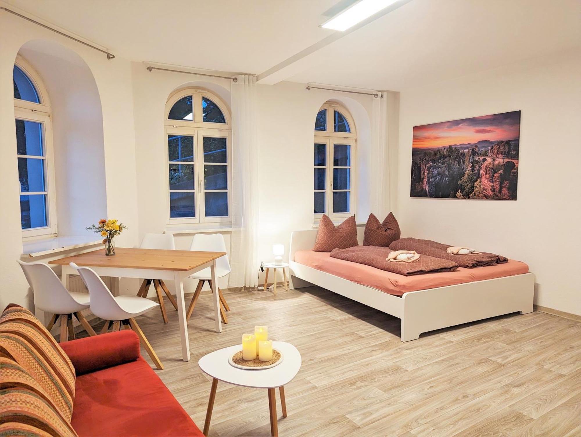 F1 - Urlaubsmagie - Helle Wohnung Mit Sauna & Pool & Whirlpool Sebnitz Exterior foto